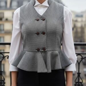 Chaleco romeria vichy