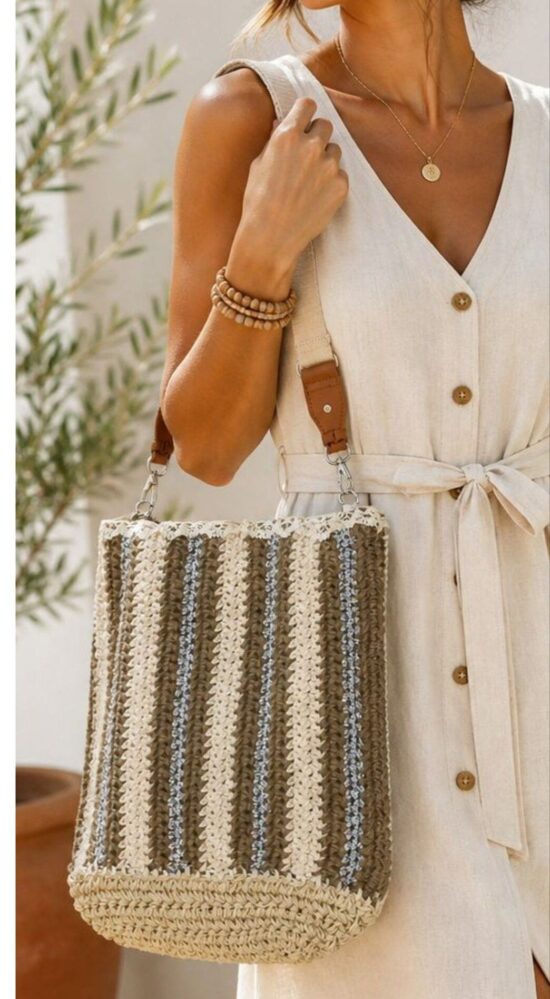 bolso rafia